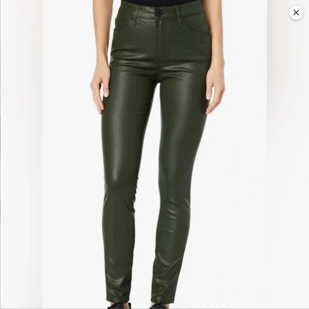 KUT FROM THE KLOTH Coated High Rise Mia Fab Ab Toothpick Skinny Jean Size 0